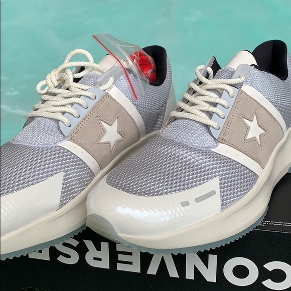 CONVERSE RUN STAR OX PURE PLATINUM/VINTAGE WHITE M - Picture 9 of 16